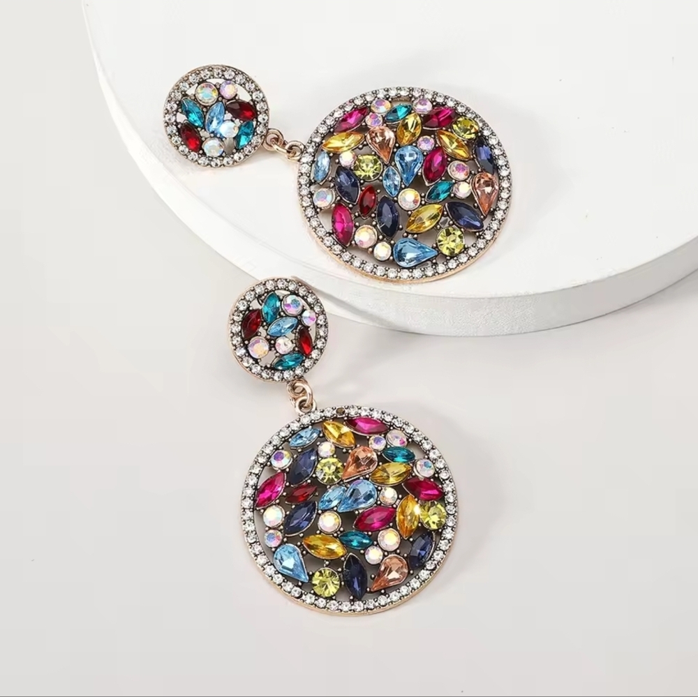 Vibrant Mosaic Earrings